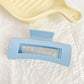 Beau - Geometric Plastic Line Detail Claw Hair Clip