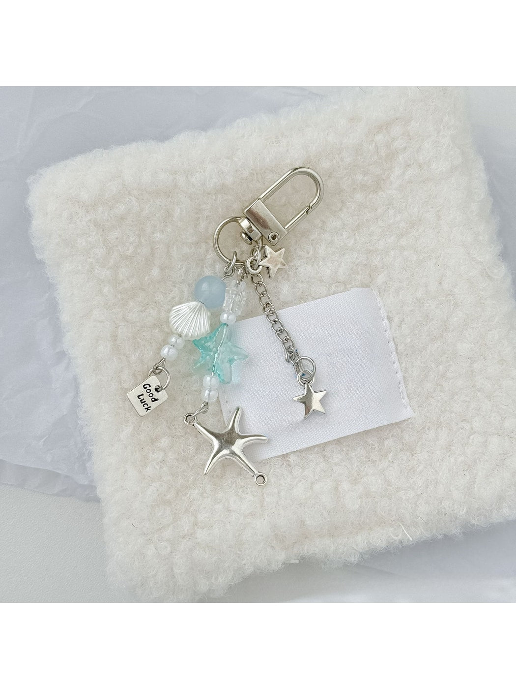 Keypus - Geometric Starfish Phone Charm Keychain