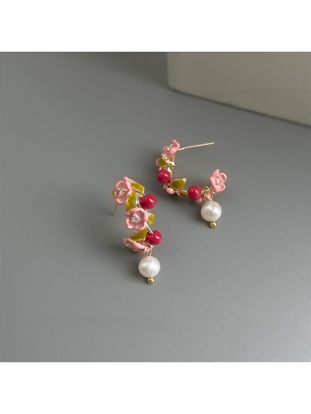 Earedge - Spring Floral Berry Stud Earrings