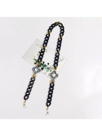 Velra - Black Chain Eyeglass Strap