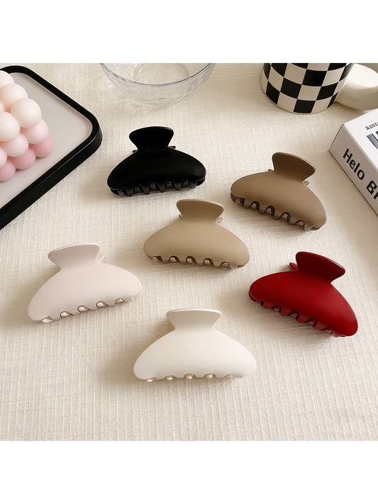 Beau - Matte Textured Vintage Style Claw Clip