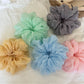 Gifty - Polyester Polka Dot Mesh Hair Tie Scrunchie