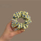 Gifty - Polka Dot Ruffled Polyester Scrunchie
