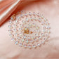 Velra - Minimalist Clear Beaded Eyeglass Strap