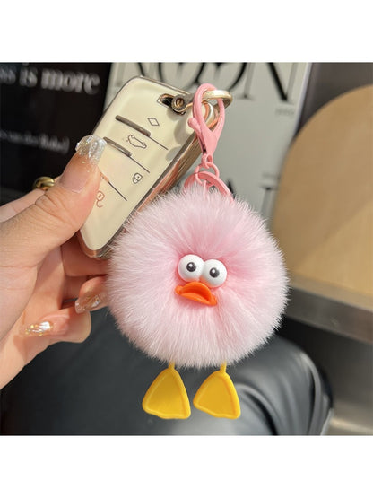 Keypus - Cute Duck Ball Keychain