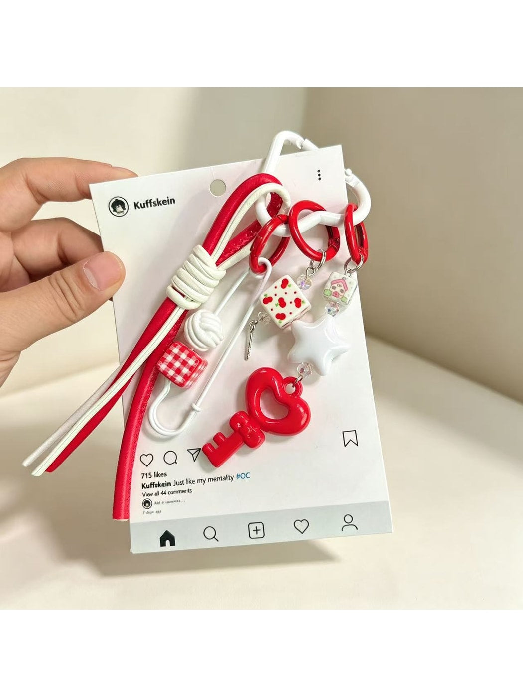 Keypus - Decorative Acrylic Charm Keychain Bag Charm