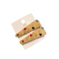 Beau - Color-Blocked Heart-Shaped Hair Clip