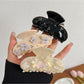 Beau - Cute Floral Print Hair Claw Clip