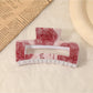Beau - Elegant Rose Motif Claw Clip