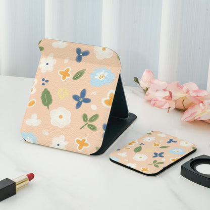 Mirroray - Double Sided Print Folding Tabletop Vanity Mirror