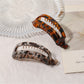 Beau - Leopard Print Curved Hair Clip