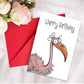 Carduria - Watercolor Animal Birthday Card