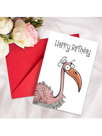 Carduria - Watercolor Animal Birthday Card