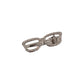 Beau - Rhinestone Eyeglasses Shape Alloy Hair Clip