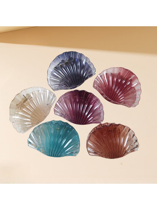 Beau - Gradient Ocean Style Scallop Shape Claw Clip