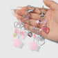 Keypus - Y2K Sweet Heart Strawberry Star Bag Charm Keychain