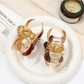 Beau - Glossy Petal Design Alloy Claw Clip