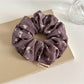 Gifty - Floral Mesh Ruffle Fabric Scrunchie