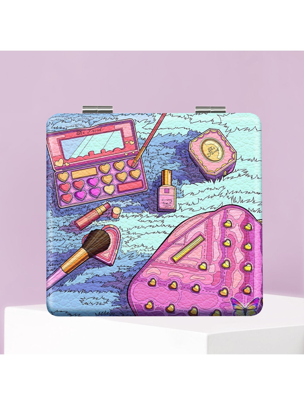 Mirroray - Cartoon Style Portable Folding Makeup Mirror