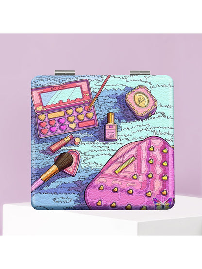 Mirroray - Cartoon Style Portable Folding Makeup Mirror