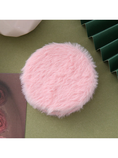 Mirroray - Circular Plush Portable Makeup Mirror
