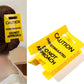 Beau - Yellow Caution Sign Shaped Claw Clip