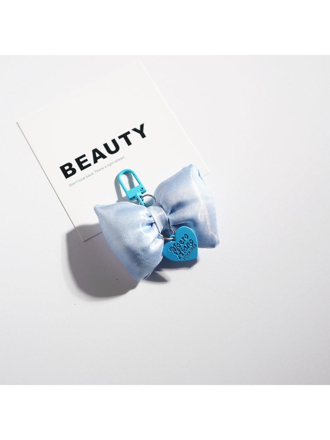 Keypus - Delicate Solid Color Bow Keychain