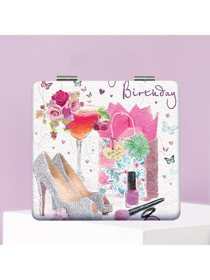 Mirroray - Cartoon Style Foldable Pocket Makeup Mirror