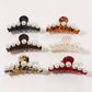 Beau - Stylish Beaded Half Round Claw Clip