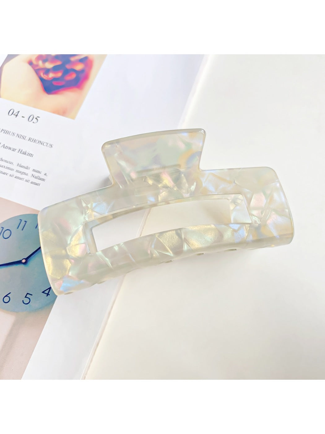 Beau - Minimalist Iridescent Hair Clip