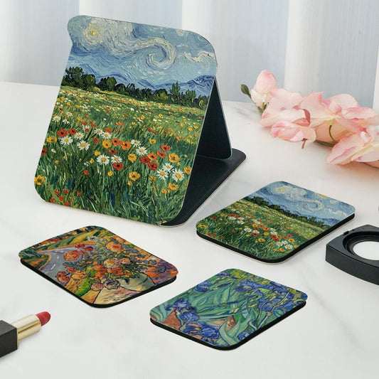 Mirroray - Double-Sided Print Tabletop Vanity Mirror
