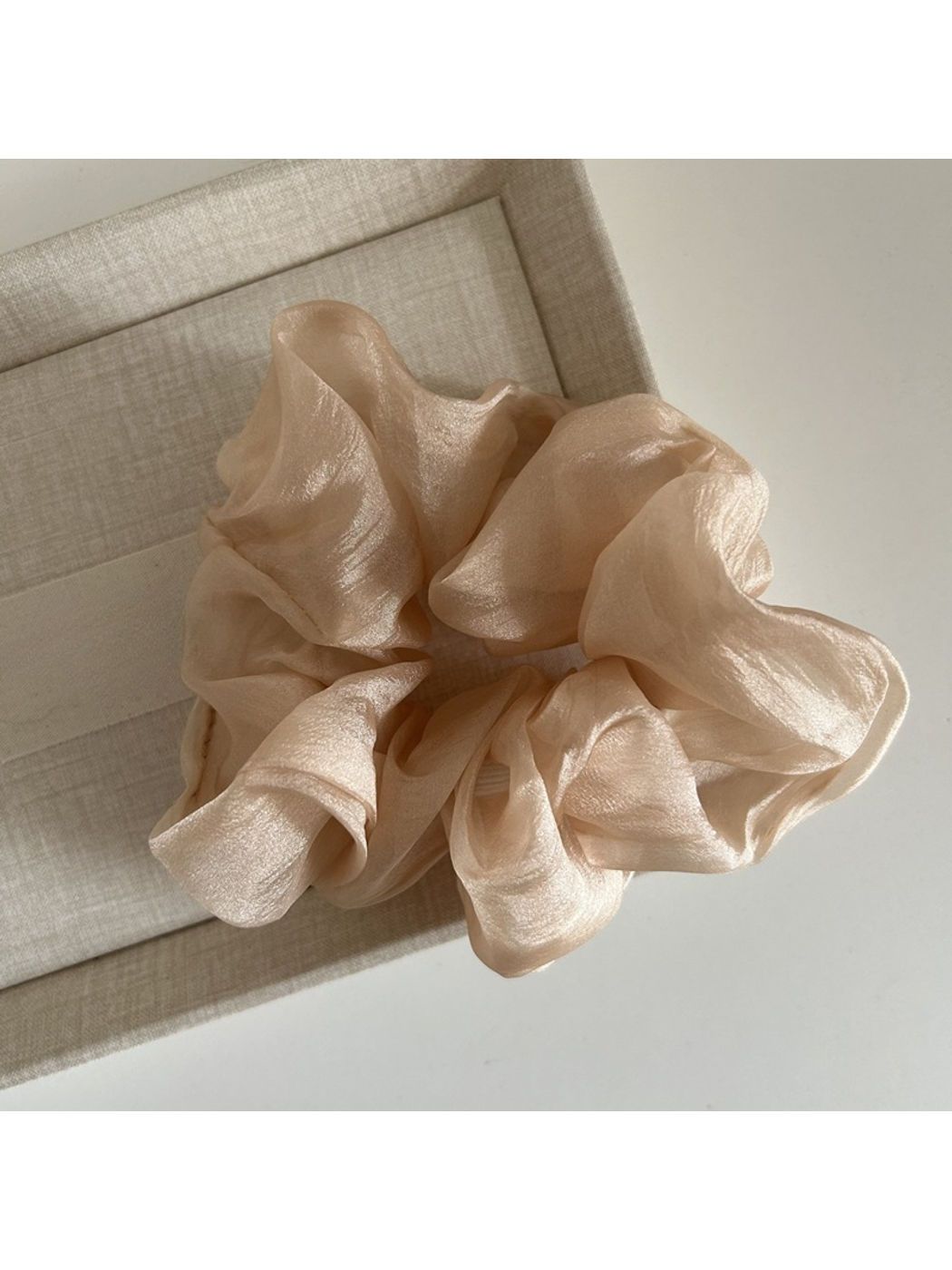 Gifty - Polyester Ruched Oversized Hair Scrunchie