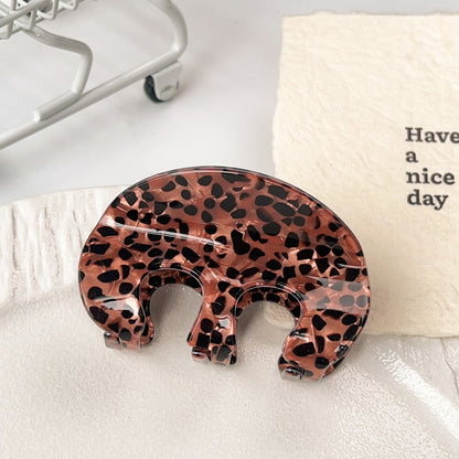 Beau - Elegant Style Leopard Print Claw Clip