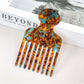 Camerow - Fashionable Marble Pattern Acetate Hair Comb