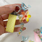 Keypus - Polka Dot Dolphin Beaded Bag Charm Keychain