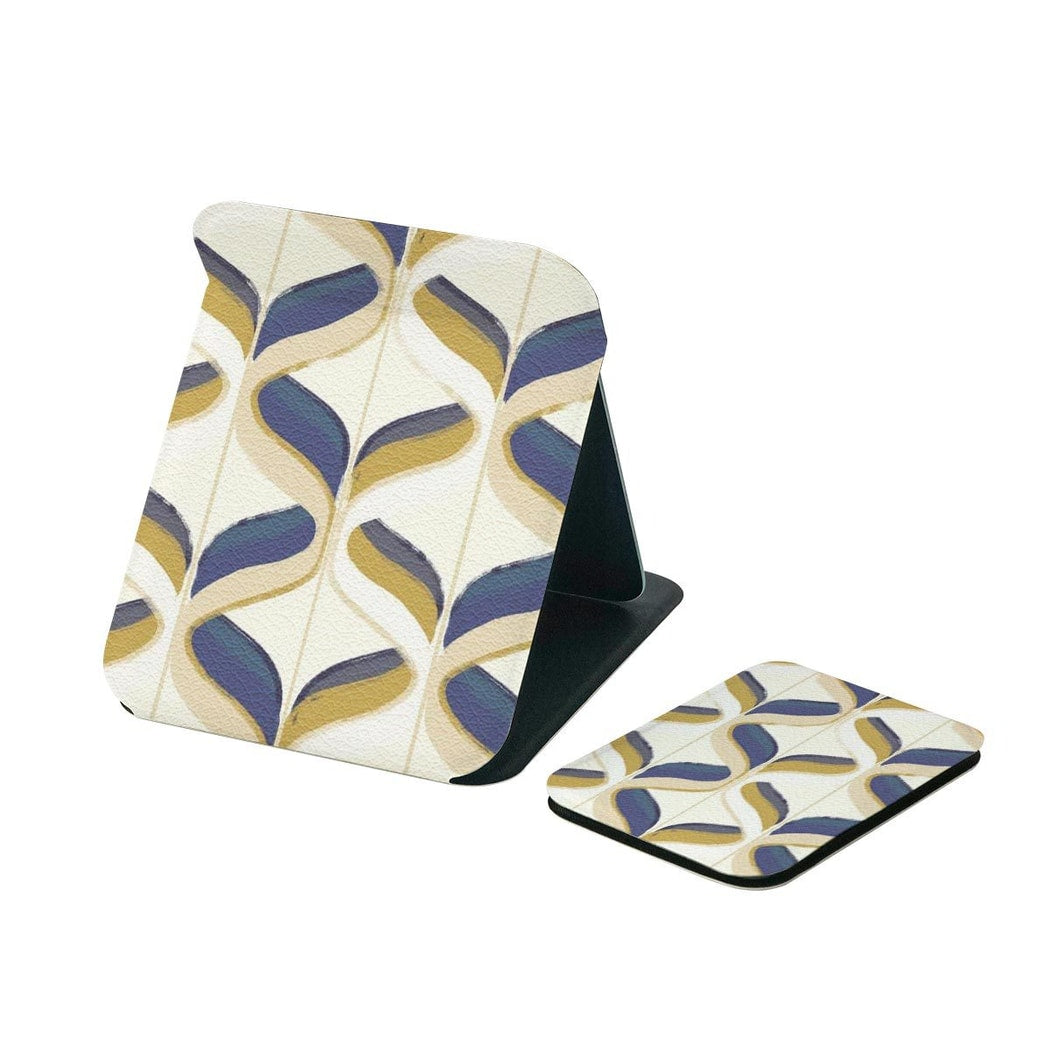 Mirroray - Geometric Double-Sided Print Folding Makeup Mirror