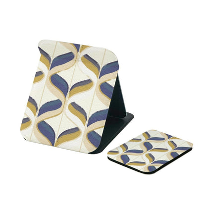 Mirroray - Geometric Double-Sided Print Folding Makeup Mirror