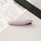Beau - Solid Color Polyester Oval Hair Clip
