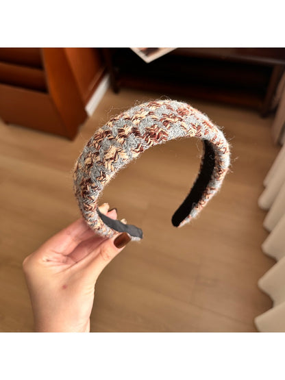 Gifty - Cozy Knit Headband Color Block Design