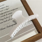 Beau - White Geometric Shaped Hair Claw Clip