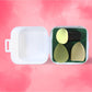 Spongo 3-Piece Multicolor Makeup Sponge accessory detail view