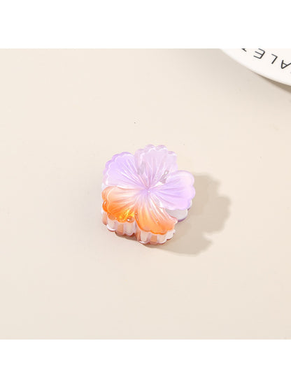 Beau - Ombré Hibiscus Shaped Claw Clip