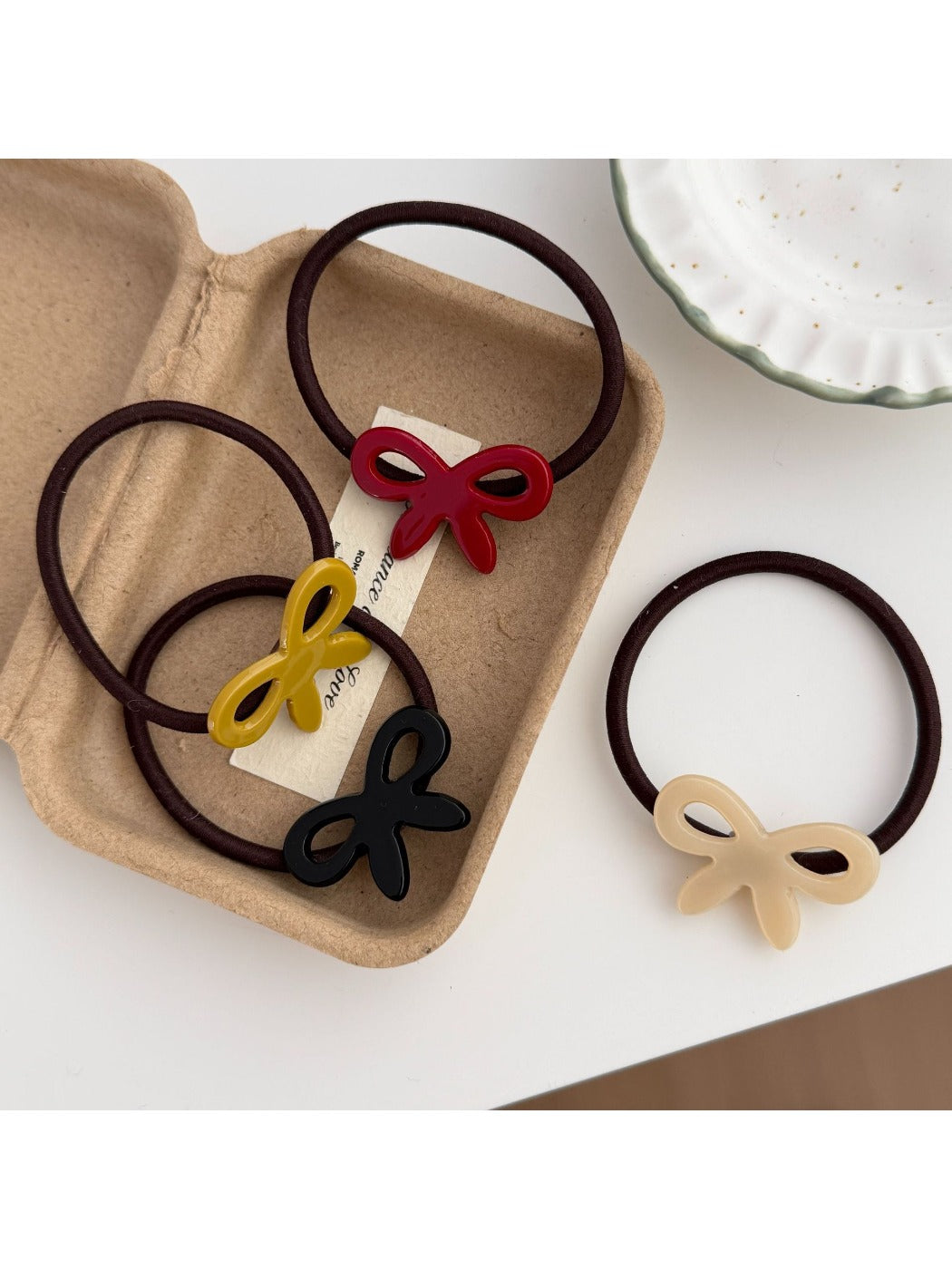 Gifty - Delicate Bow Hair Ties