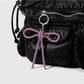 Keypus - Y2K Style Rhinestone Bow Bag Charm Keychain