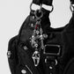 Keypus - Halloween Retro Skull and Cross Keychain