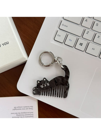Keypus - Animal Shape Comb Bag Charm Keychain