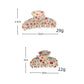 Beau - Sweet Floral Pattern Hair Claw Clip