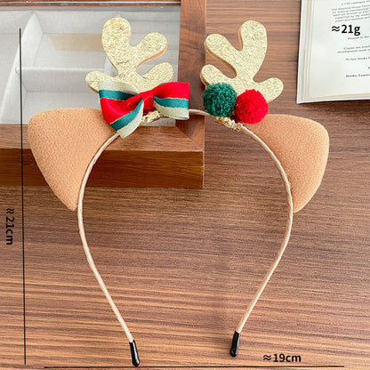 Gifty - Christmas Tree and Antler Holiday Headband