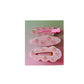 Beau - Bow and Polka Dot Duckbill Hair Clip Set
