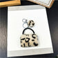 Keypus - Mini Leopard Print Bag Charm Keychain